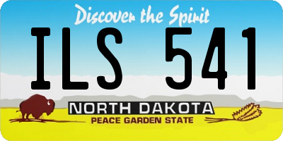 ND license plate ILS541