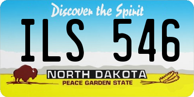 ND license plate ILS546