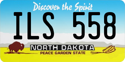 ND license plate ILS558