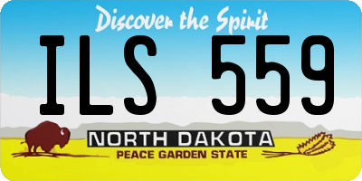 ND license plate ILS559
