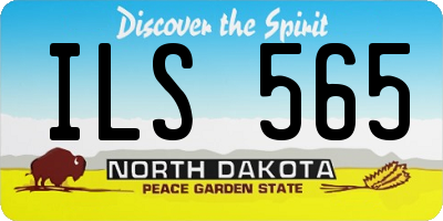 ND license plate ILS565