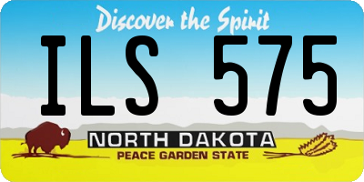 ND license plate ILS575