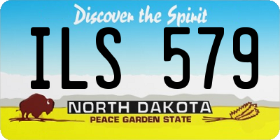 ND license plate ILS579