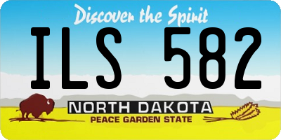 ND license plate ILS582