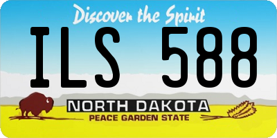 ND license plate ILS588