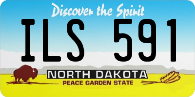 ND license plate ILS591