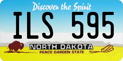 ND license plate ILS595