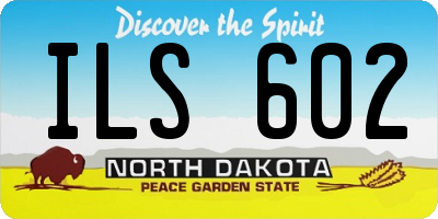 ND license plate ILS602