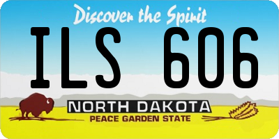 ND license plate ILS606