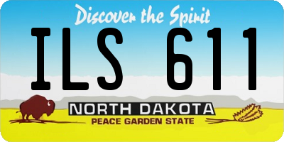 ND license plate ILS611