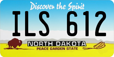 ND license plate ILS612