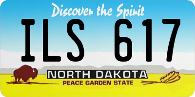 ND license plate ILS617
