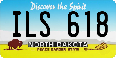ND license plate ILS618