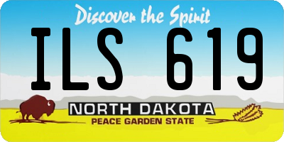 ND license plate ILS619
