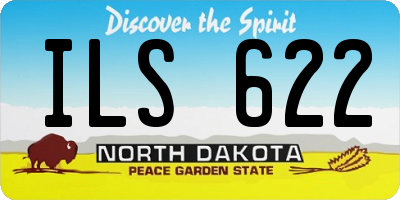 ND license plate ILS622