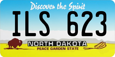 ND license plate ILS623