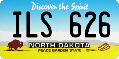 ND license plate ILS626
