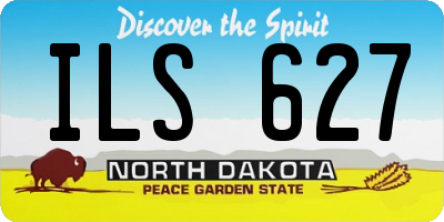 ND license plate ILS627