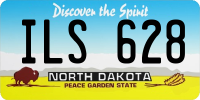 ND license plate ILS628