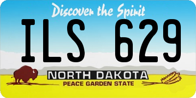 ND license plate ILS629