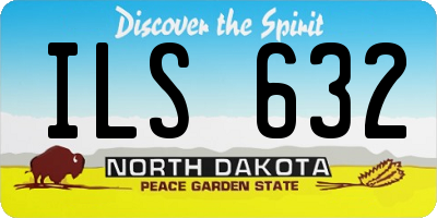 ND license plate ILS632