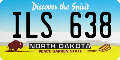 ND license plate ILS638