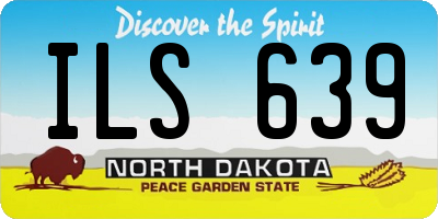 ND license plate ILS639