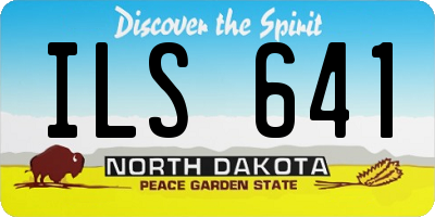 ND license plate ILS641