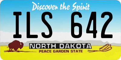 ND license plate ILS642