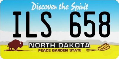 ND license plate ILS658