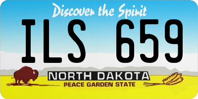 ND license plate ILS659