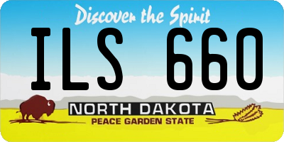 ND license plate ILS660