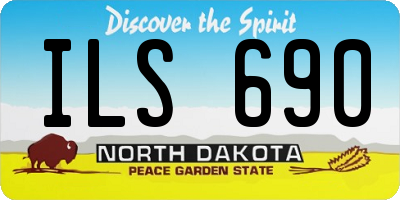 ND license plate ILS690