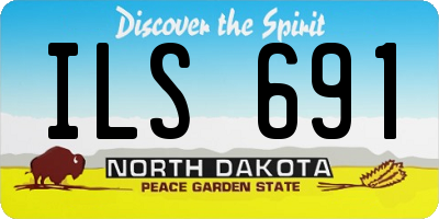 ND license plate ILS691