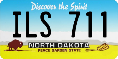 ND license plate ILS711