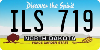 ND license plate ILS719