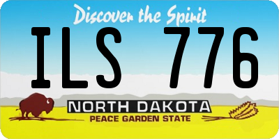 ND license plate ILS776