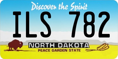 ND license plate ILS782