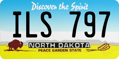 ND license plate ILS797