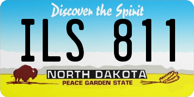 ND license plate ILS811