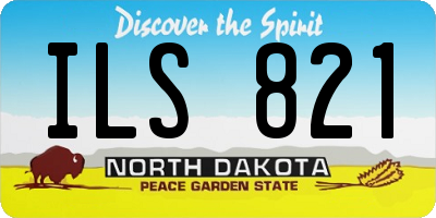 ND license plate ILS821