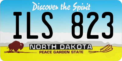 ND license plate ILS823