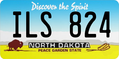 ND license plate ILS824