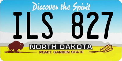 ND license plate ILS827