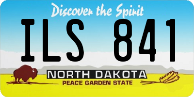 ND license plate ILS841