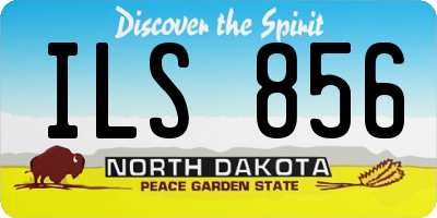 ND license plate ILS856