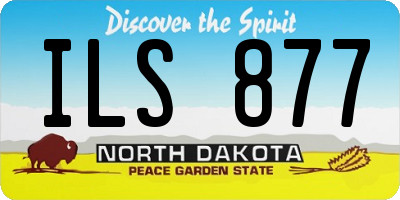 ND license plate ILS877