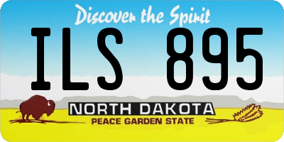 ND license plate ILS895