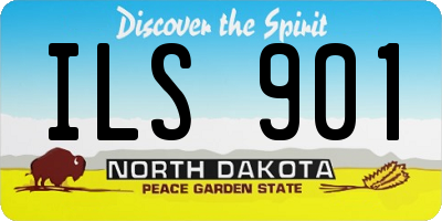 ND license plate ILS901