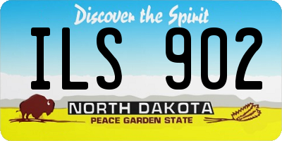 ND license plate ILS902